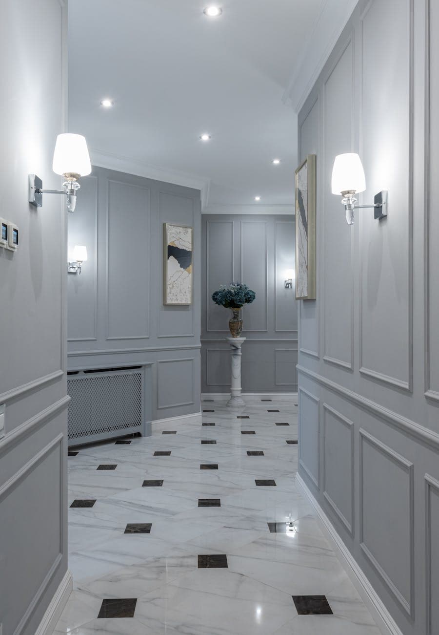 Faux parquet grand format