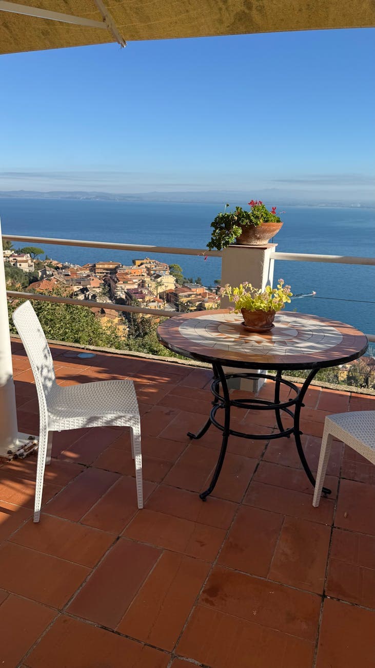 Terrasse vue mer